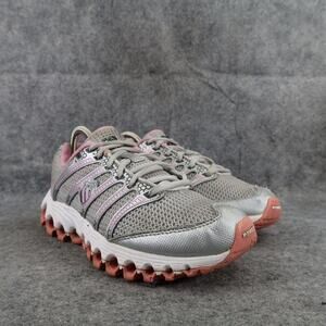 K Swiss Shoes Kid 5.5 Tubes Athletic Sneaker Varsity Trainer Active Comfort Grey